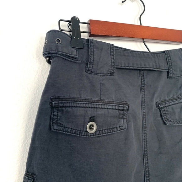 Free People Erika Utility Skirt Gray Cargo Mini - Picture 8 of 8